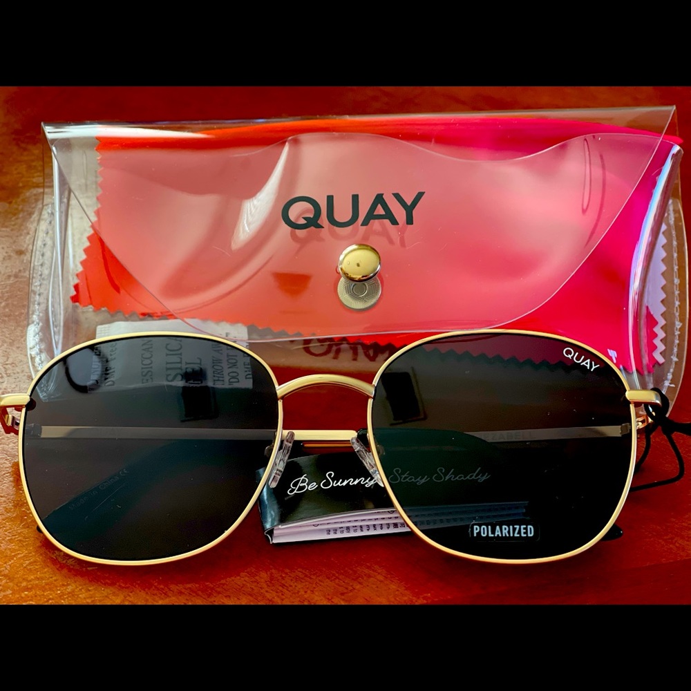 Quay Australia Jezabell Gld/Smk Polarized Sunnies
